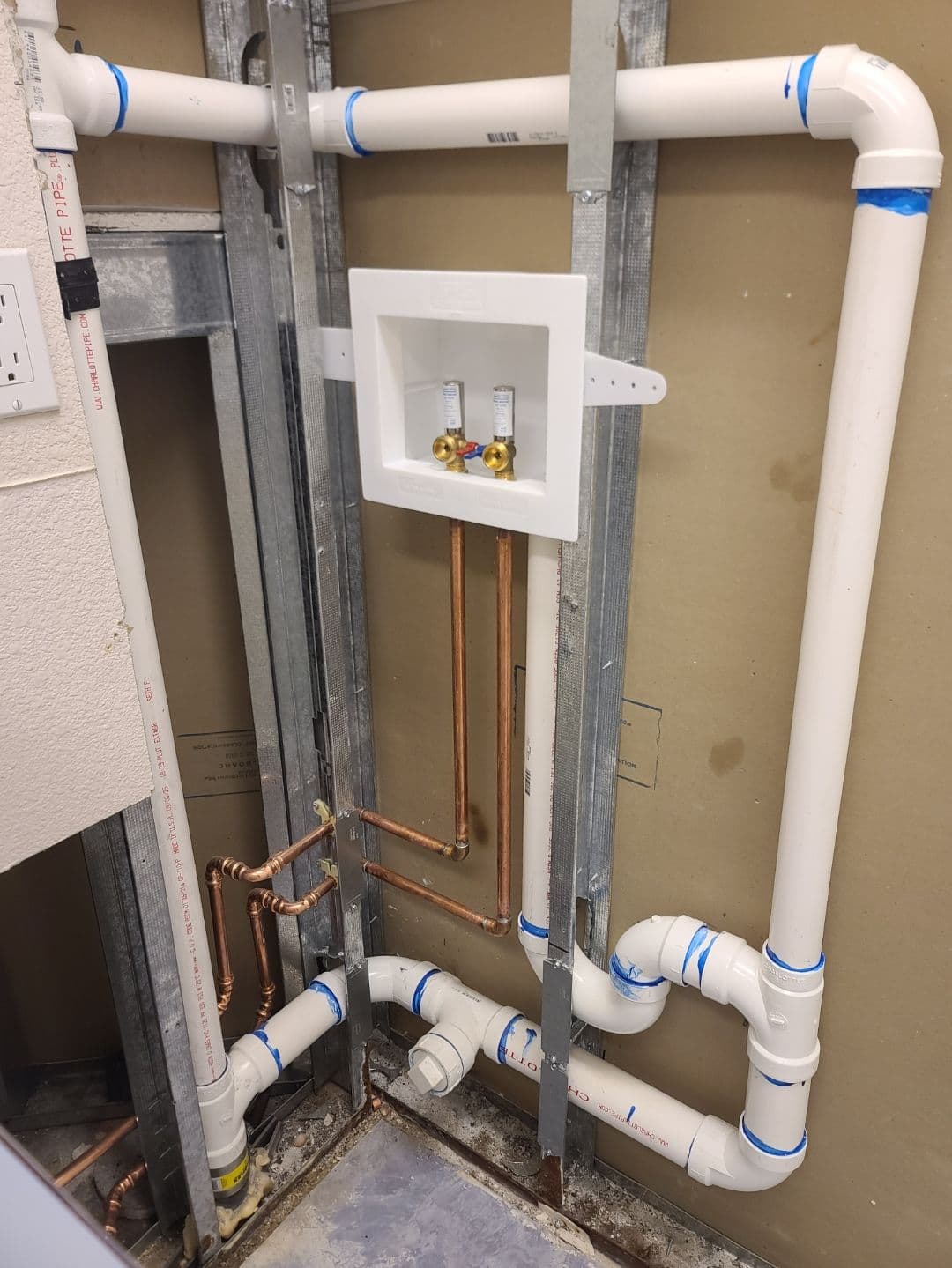 Perfect Laundry Drain Line Installation image