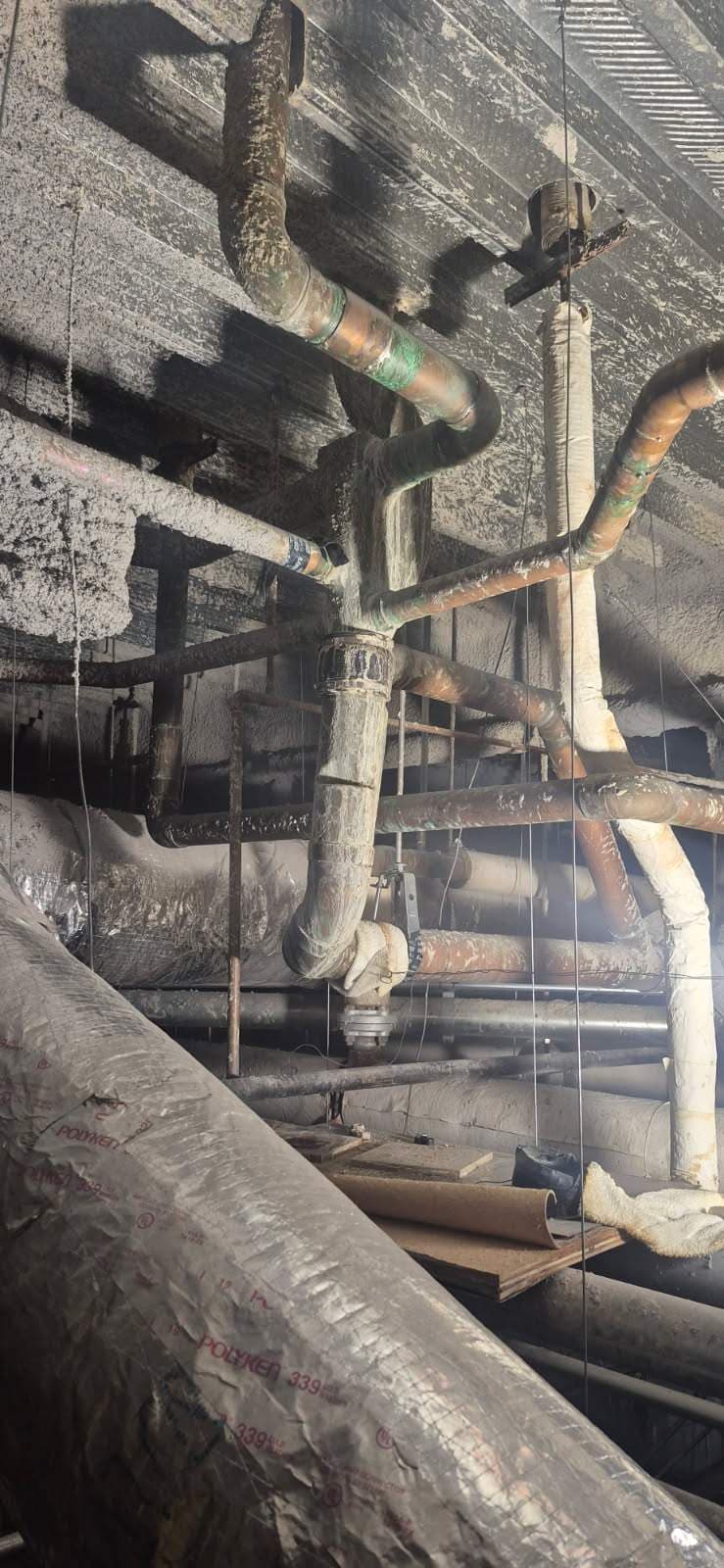 Gallery photos for Solvent Waste System Repair in a Skyrise Building: Image #2